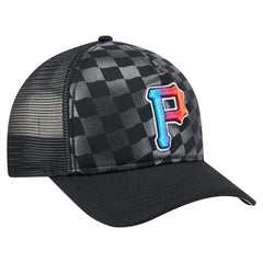 Pittsburgh Pirates Gradient 9FORTY A-Frame M-Crown Trucker Adjustable Hat Black