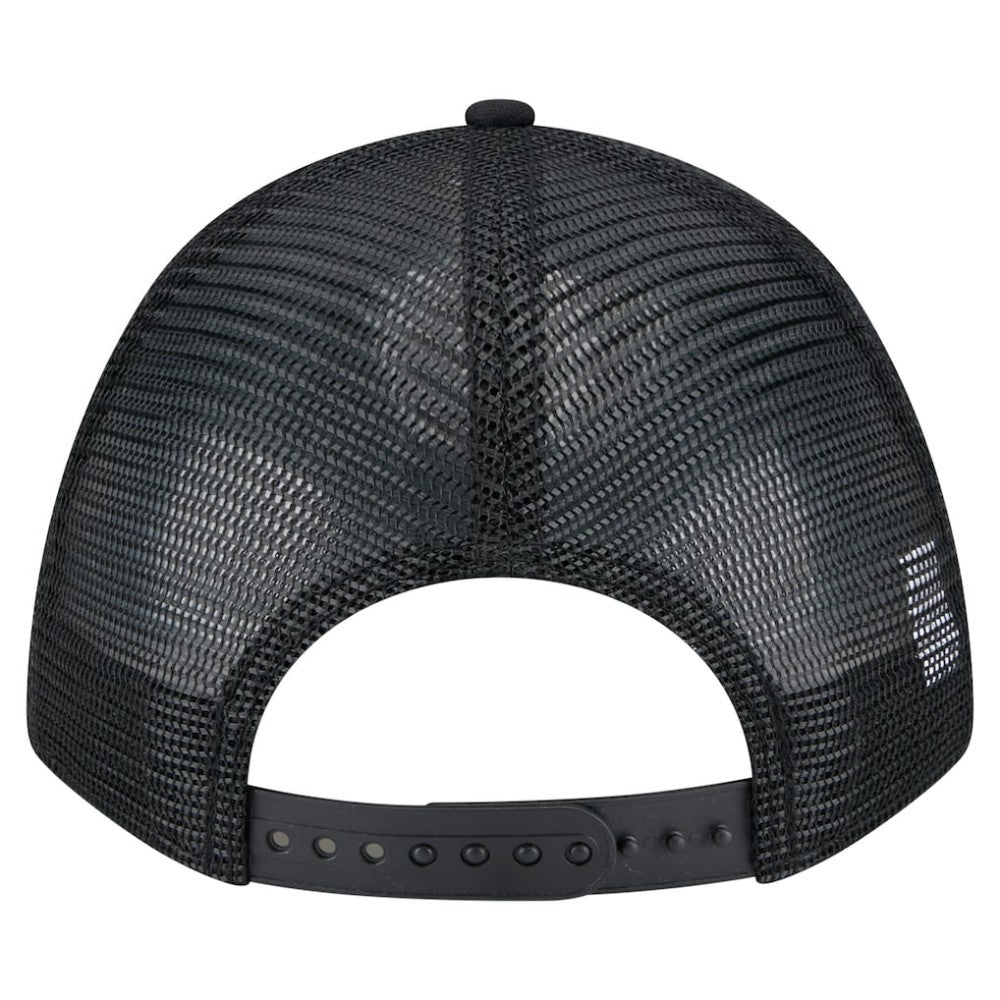 San Diego Padres Gradient 9FORTY A-Frame M-Crown Trucker Adjustable Hat Black