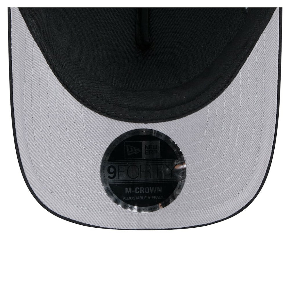 San Diego Padres Gradient 9FORTY A-Frame M-Crown Trucker Adjustable Hat Black