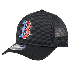 Boston Red Sox Gradient 9FORTY A-Frame M-Crown Trucker Adjustable Hat Black