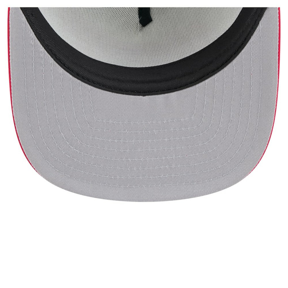 Washington Nationals Retro Script Trucker 9FIFTY Snapback Hat White/Red