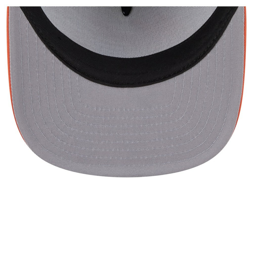 New York Mets Retro Script Trucker 9FIFTY Snapback Hat White/Orange
