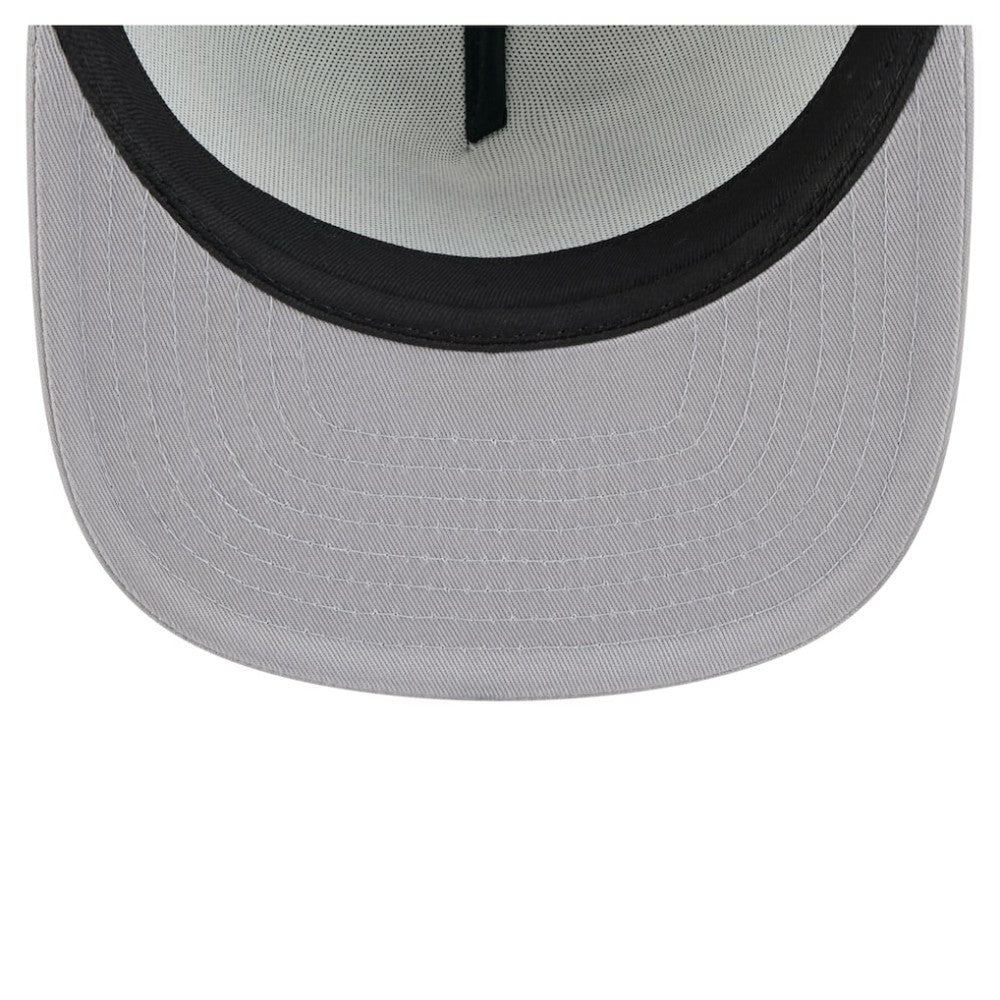New York Yankees Retro Script Trucker 9FIFTY Snapback Hat White/Gray