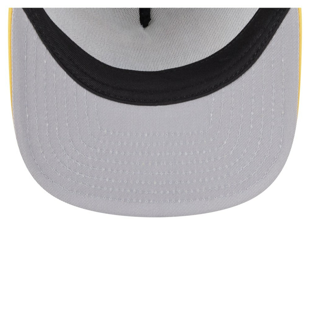 Pittsburgh Pirates Retro Script Trucker 9FIFTY Snapback Hat White/Gold