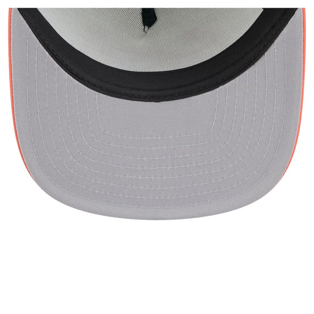 San Francisco Giants Retro Script Trucker 9FIFTY Snapback Hat White/Orange