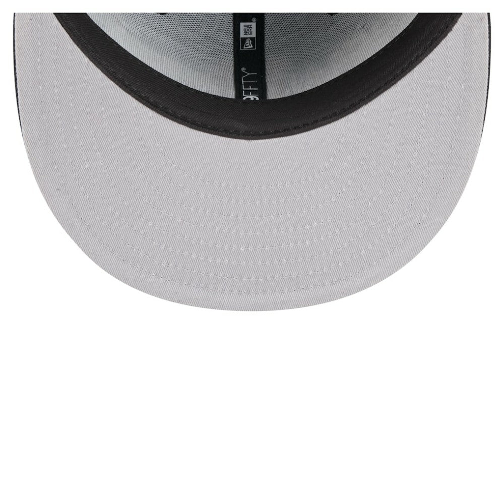 Pittsburgh Pirates Overlap 59FIFTY Fitted Hat Black