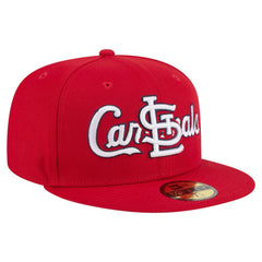 St. Louis Cardinals Overlap 59FIFTY Fitted Hat Red