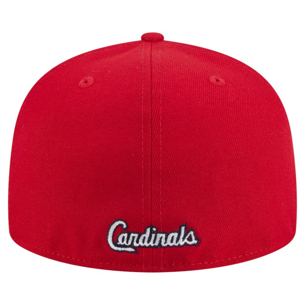 St. Louis Cardinals Overlap 59FIFTY Fitted Hat Red
