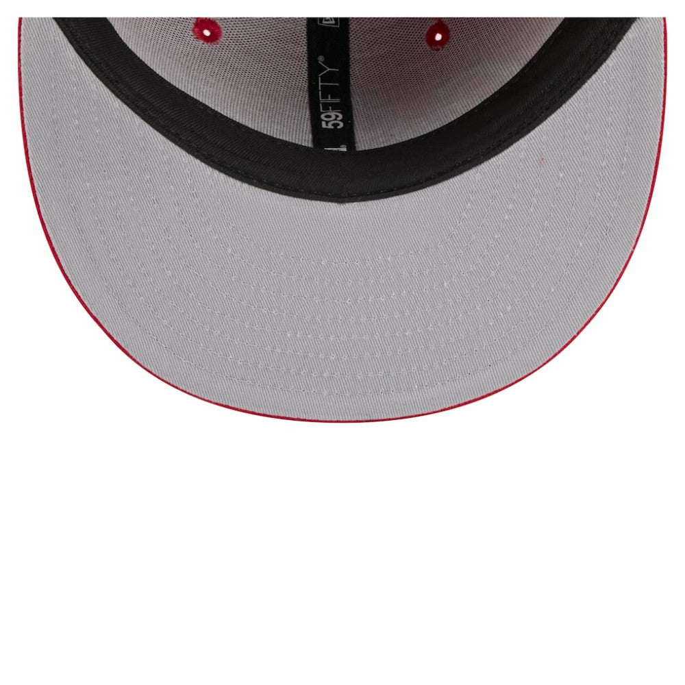 St. Louis Cardinals Overlap 59FIFTY Fitted Hat Red