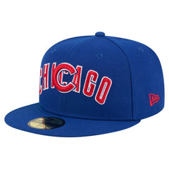 Chicago Cubs Overlap 59FIFTY Fitted Hat Royal