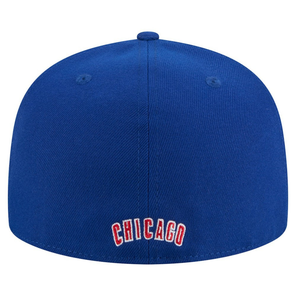 Chicago Cubs Overlap 59FIFTY Fitted Hat Royal