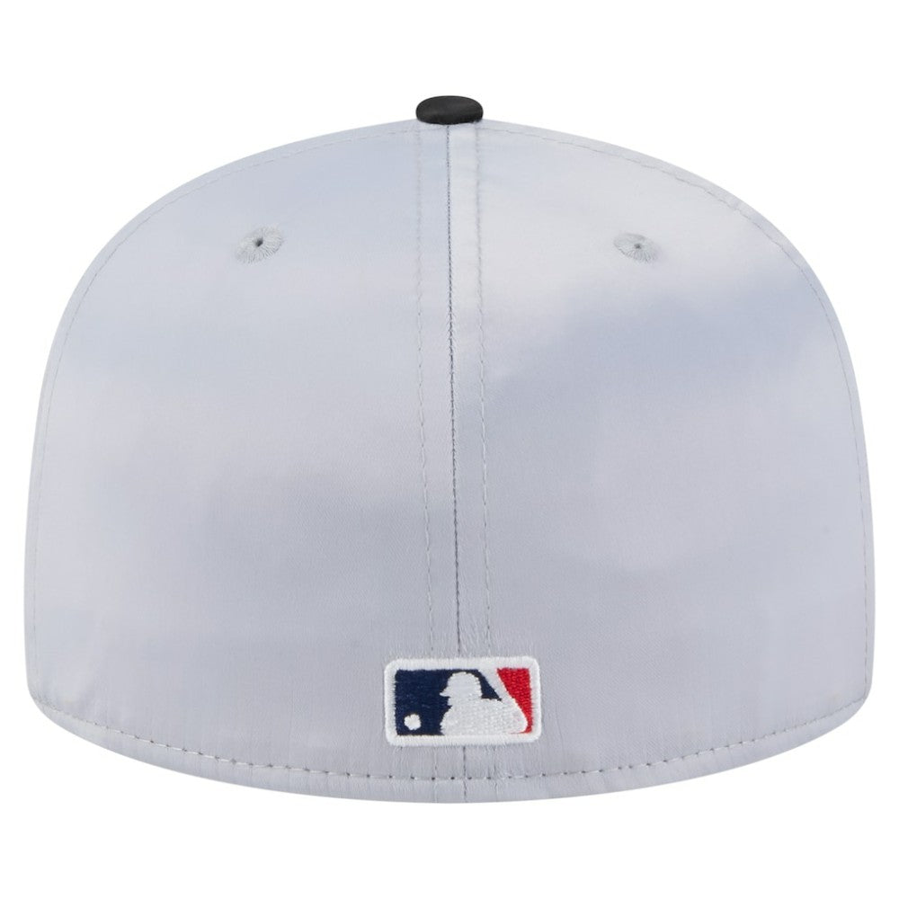 Chicago White Sox Satin 59FIFTY Fitted Hat Gray/Black