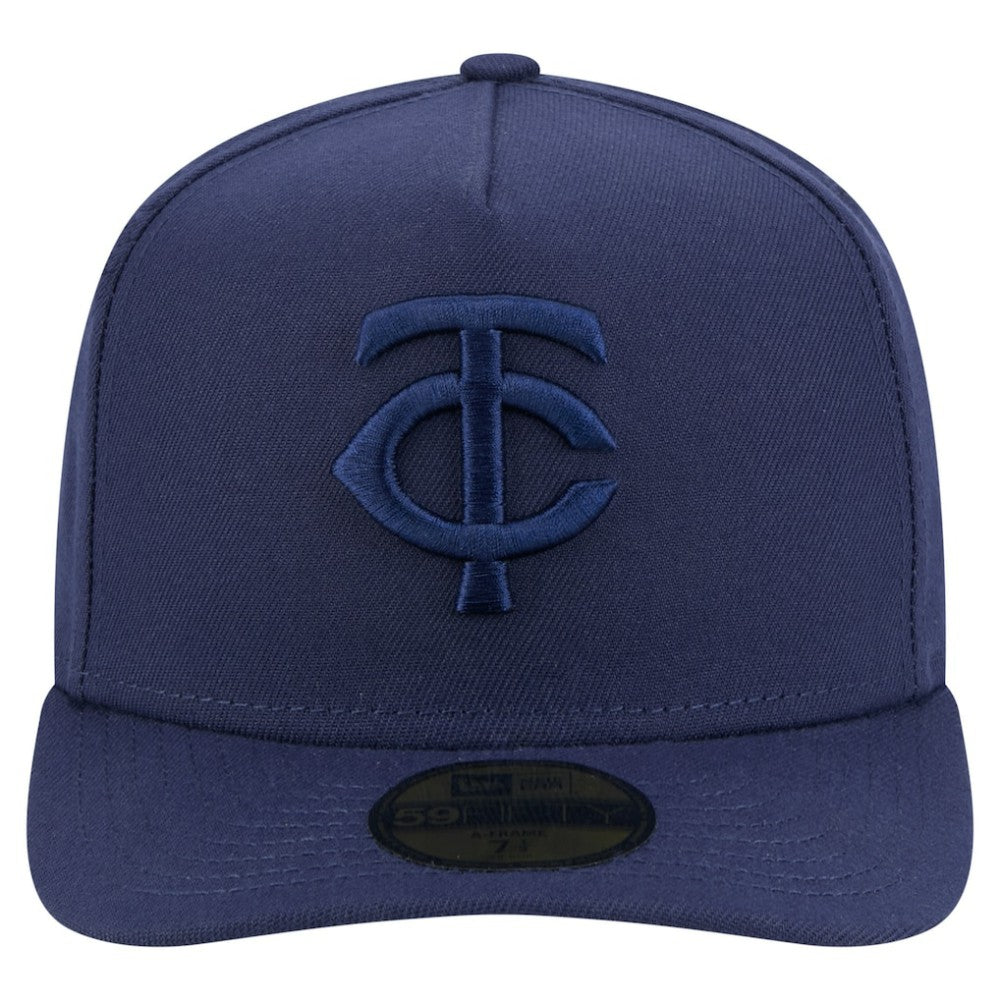 Minnesota Twins Color Pack A-Frame 59FIFTY Fitted Hat Navy