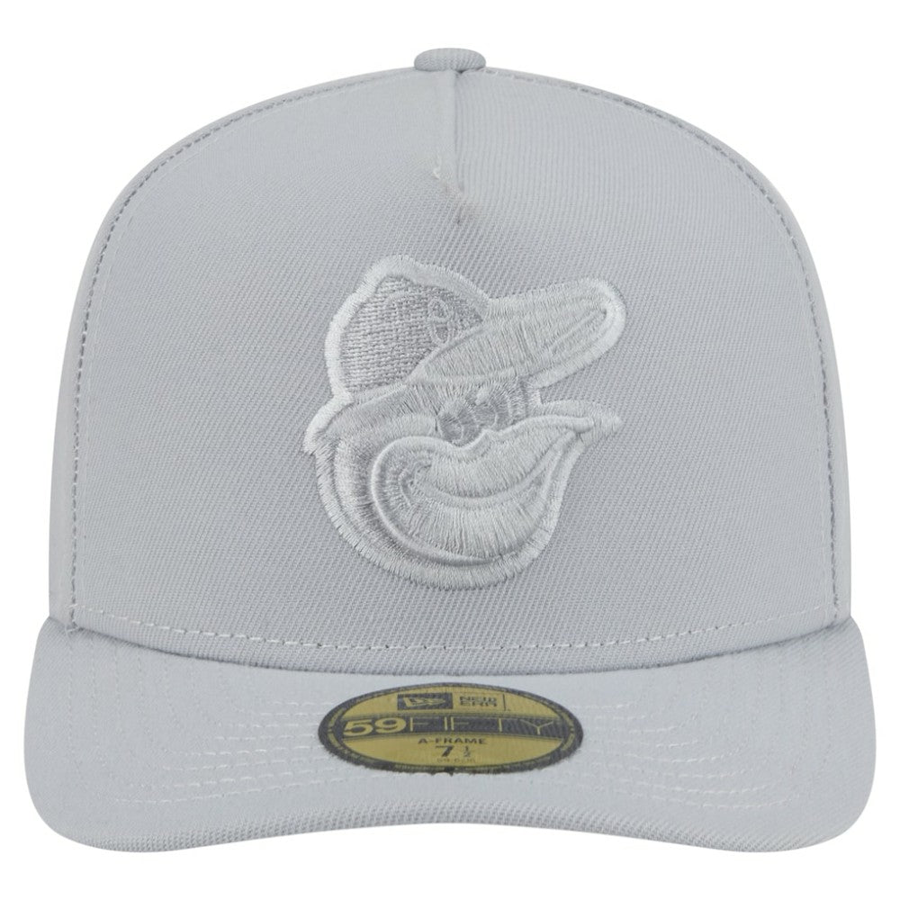 Baltimore Orioles Colorpack A-Frame 59FIFTY Fitted Hat Gray