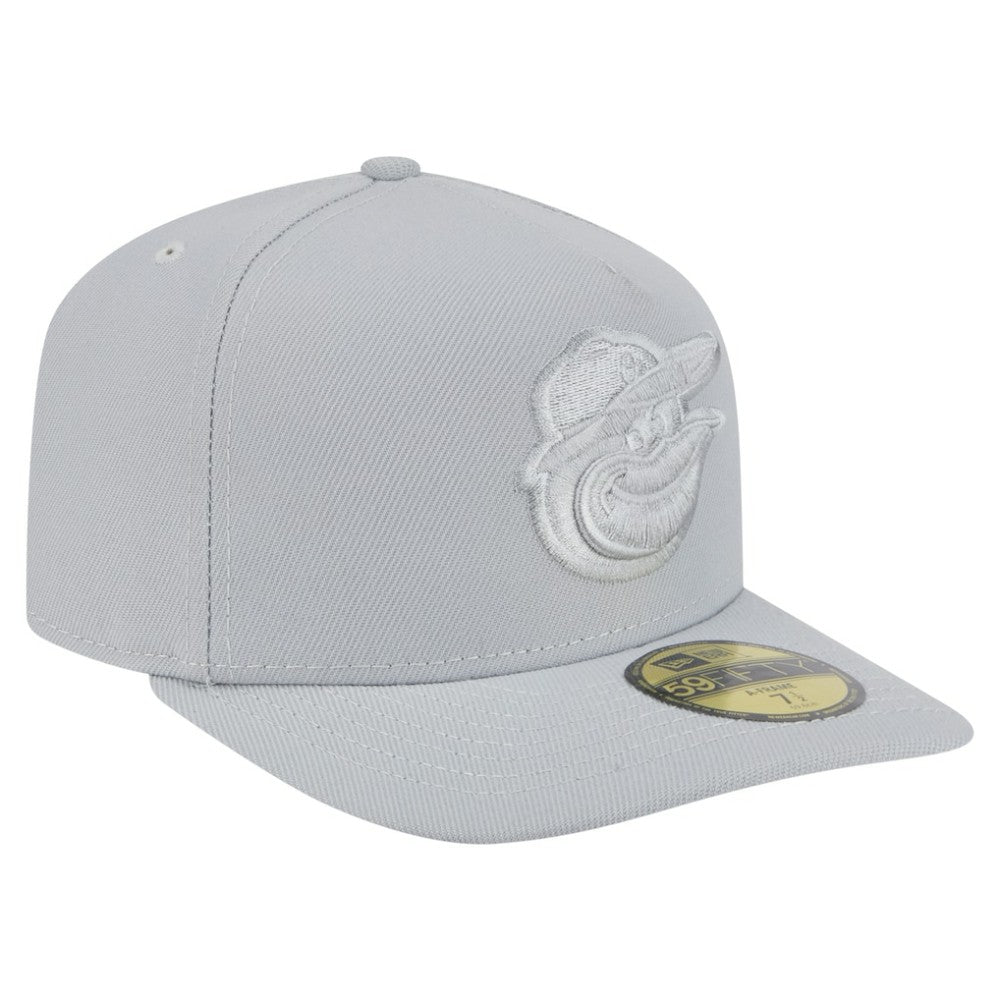 Baltimore Orioles Colorpack A-Frame 59FIFTY Fitted Hat Gray