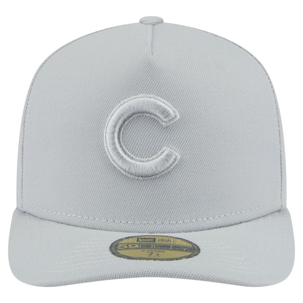 Chicago Cubs Colorpack A-Frame 59FIFTY Fitted Hat Gray