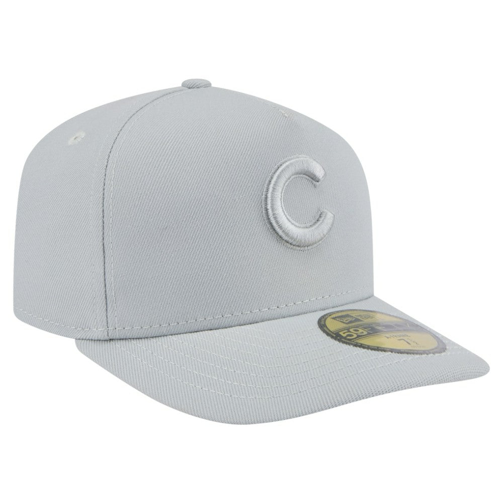 Chicago Cubs Colorpack A-Frame 59FIFTY Fitted Hat Gray
