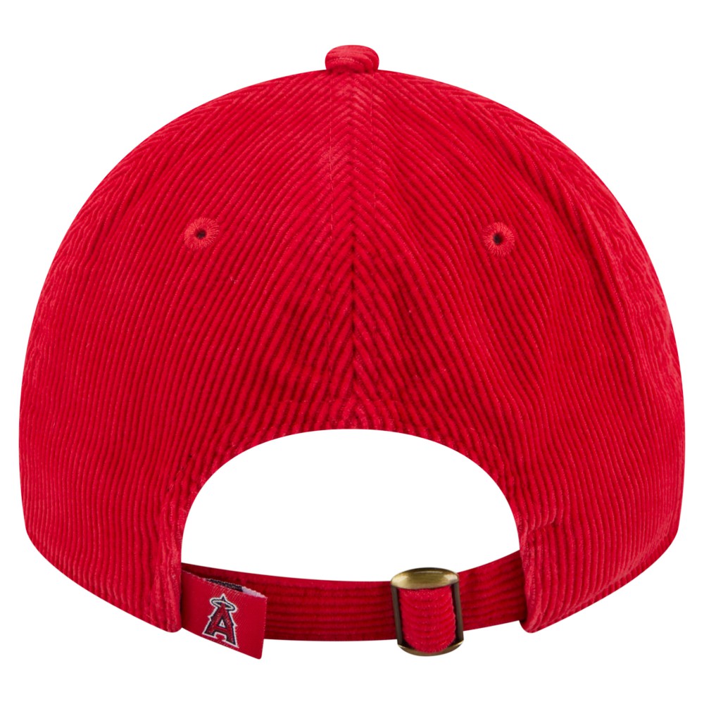 Los Angeles Angels Women's Corduroy 9TWENTY Adjustable Hat Red