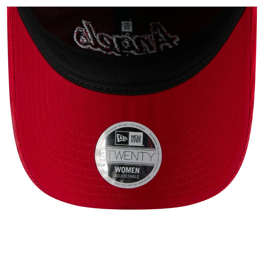 Los Angeles Angels Women's Corduroy 9TWENTY Adjustable Hat Red