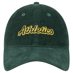 Athletics Women's Corduroy 9TWENTY Adjustable Hat Green