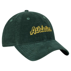 Athletics Women's Corduroy 9TWENTY Adjustable Hat Green