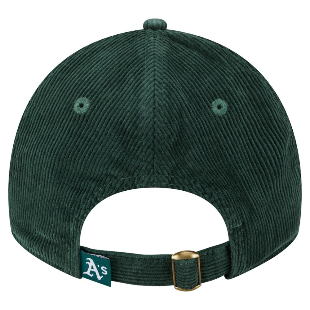 Athletics Women's Corduroy 9TWENTY Adjustable Hat Green