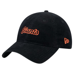 San Francisco Giants Women's Corduroy 9TWENTY Adjustable Hat Black