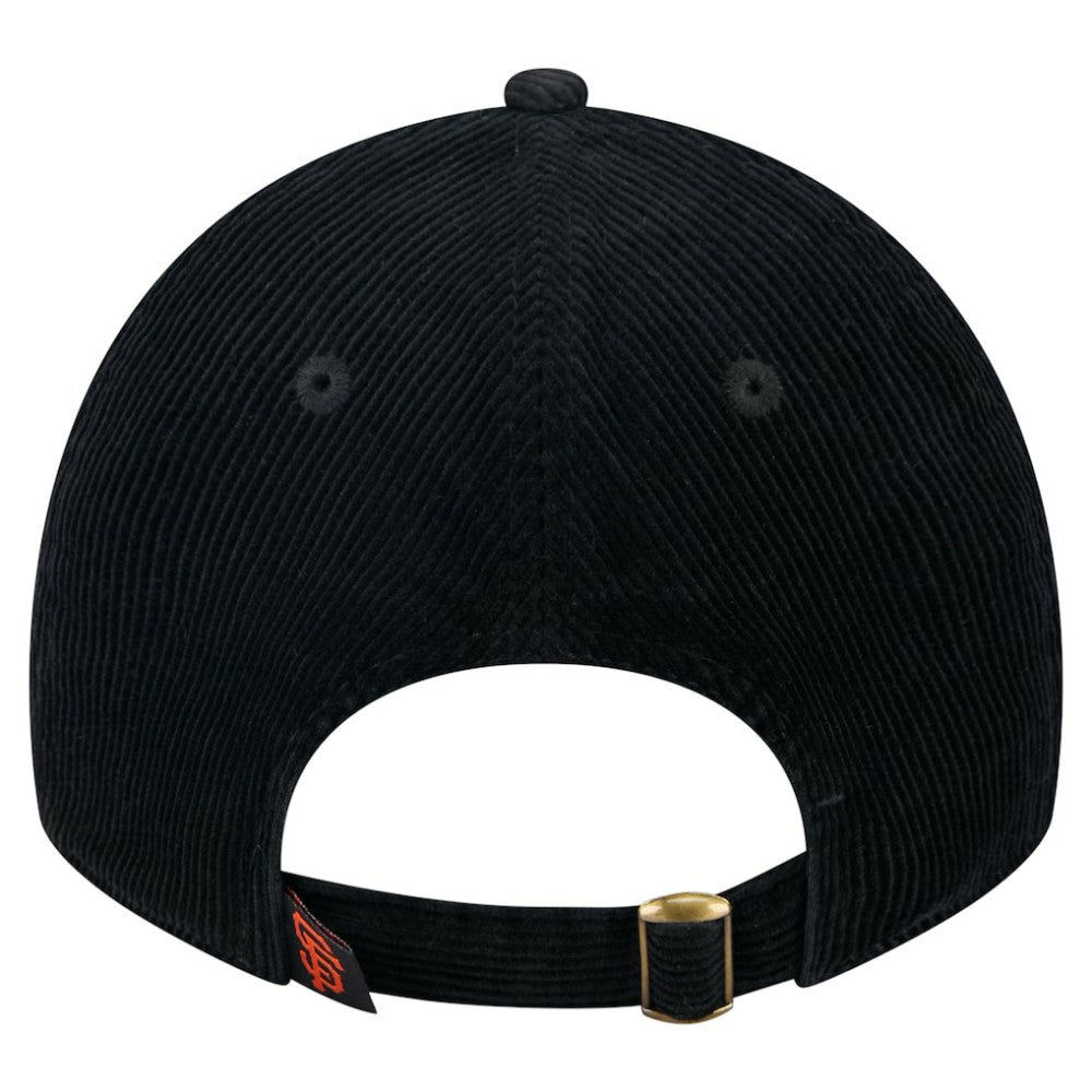 San Francisco Giants Women's Corduroy 9TWENTY Adjustable Hat Black