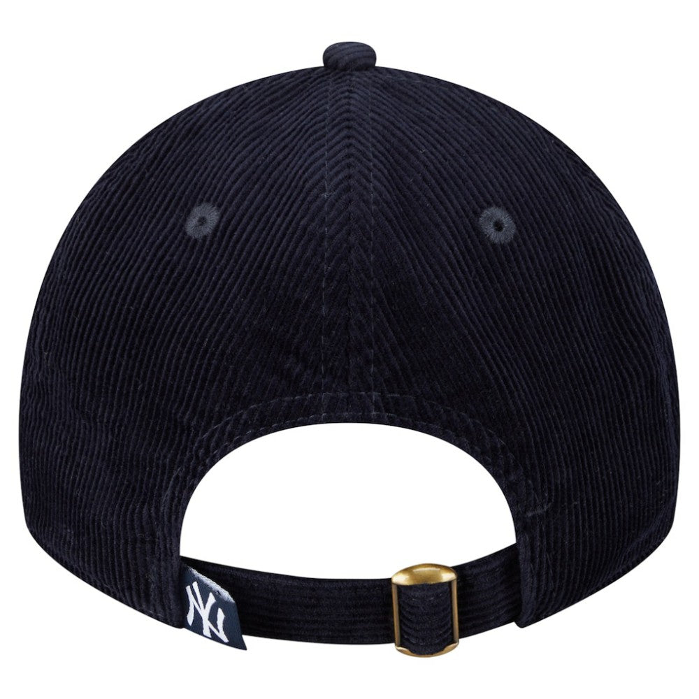 New York Yankees Women's Corduroy 9TWENTY Adjustable Hat Navy