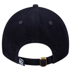 New York Yankees Women's Corduroy 9TWENTY Adjustable Hat Navy