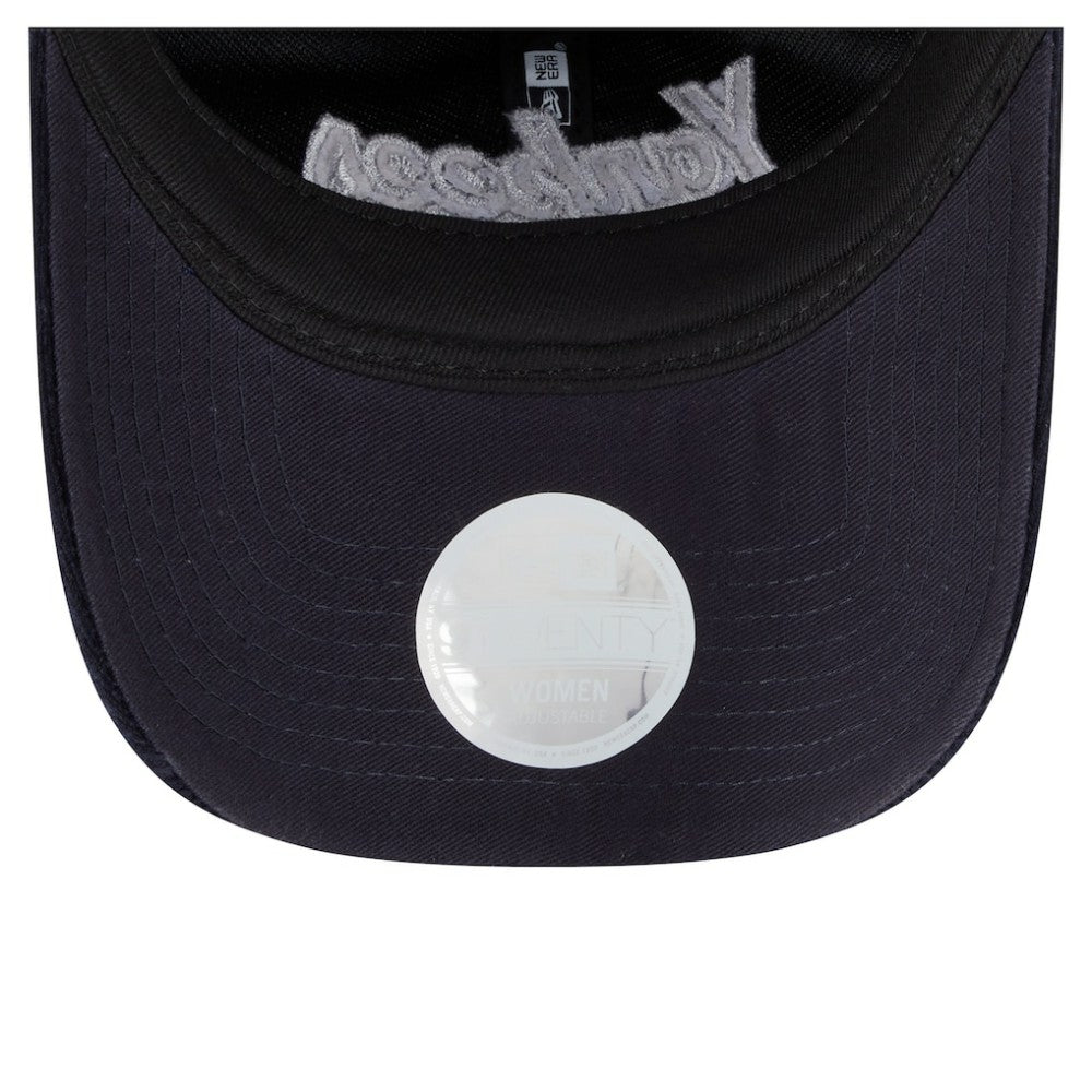 New York Yankees Women's Corduroy 9TWENTY Adjustable Hat Navy