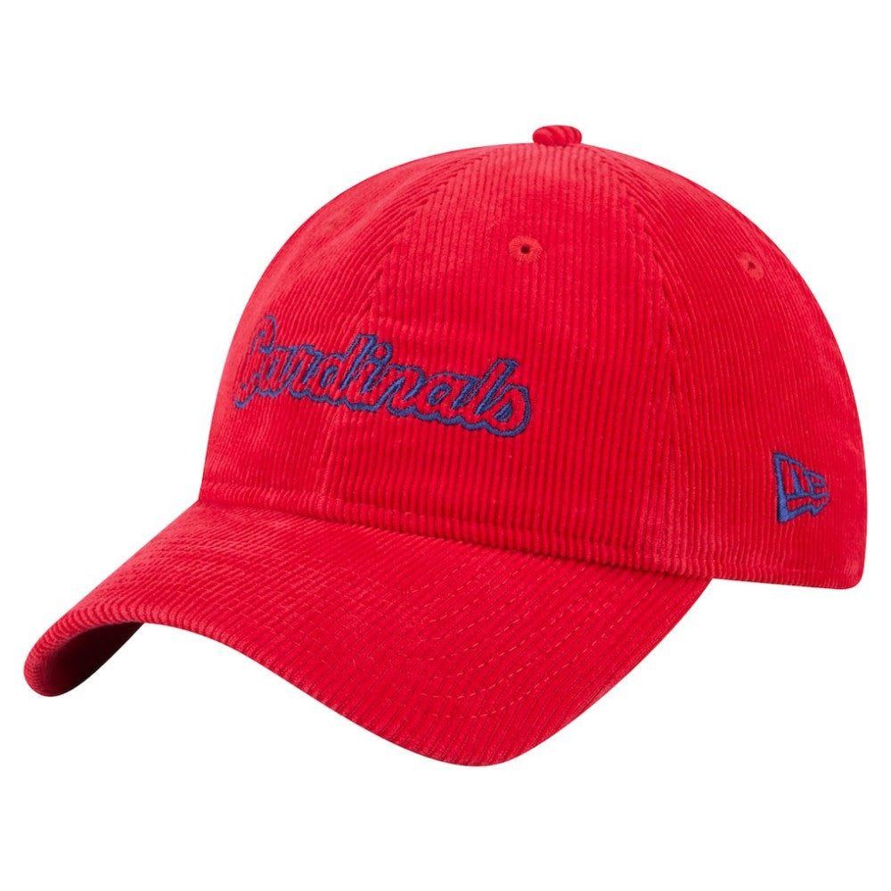 St. Louis Cardinals Women's Corduroy 9TWENTY Adjustable Hat Red