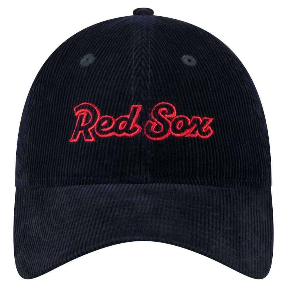 Boston Red Sox Women's Corduroy 9TWENTY Adjustable Hat Navy