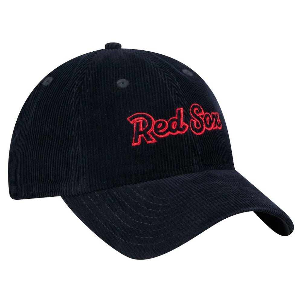 Boston Red Sox Women's Corduroy 9TWENTY Adjustable Hat Navy