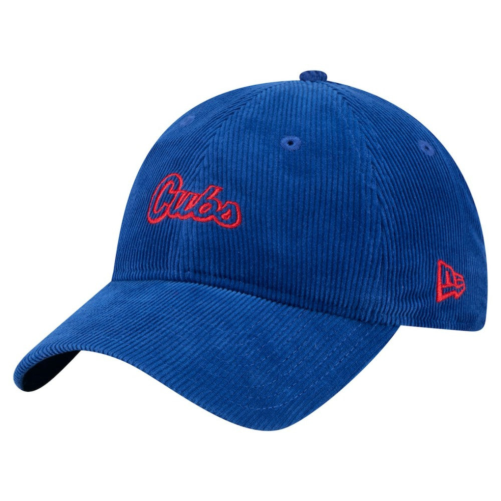 Chicago Cubs Women's Corduroy 9TWENTY Adjustable Hat Royal