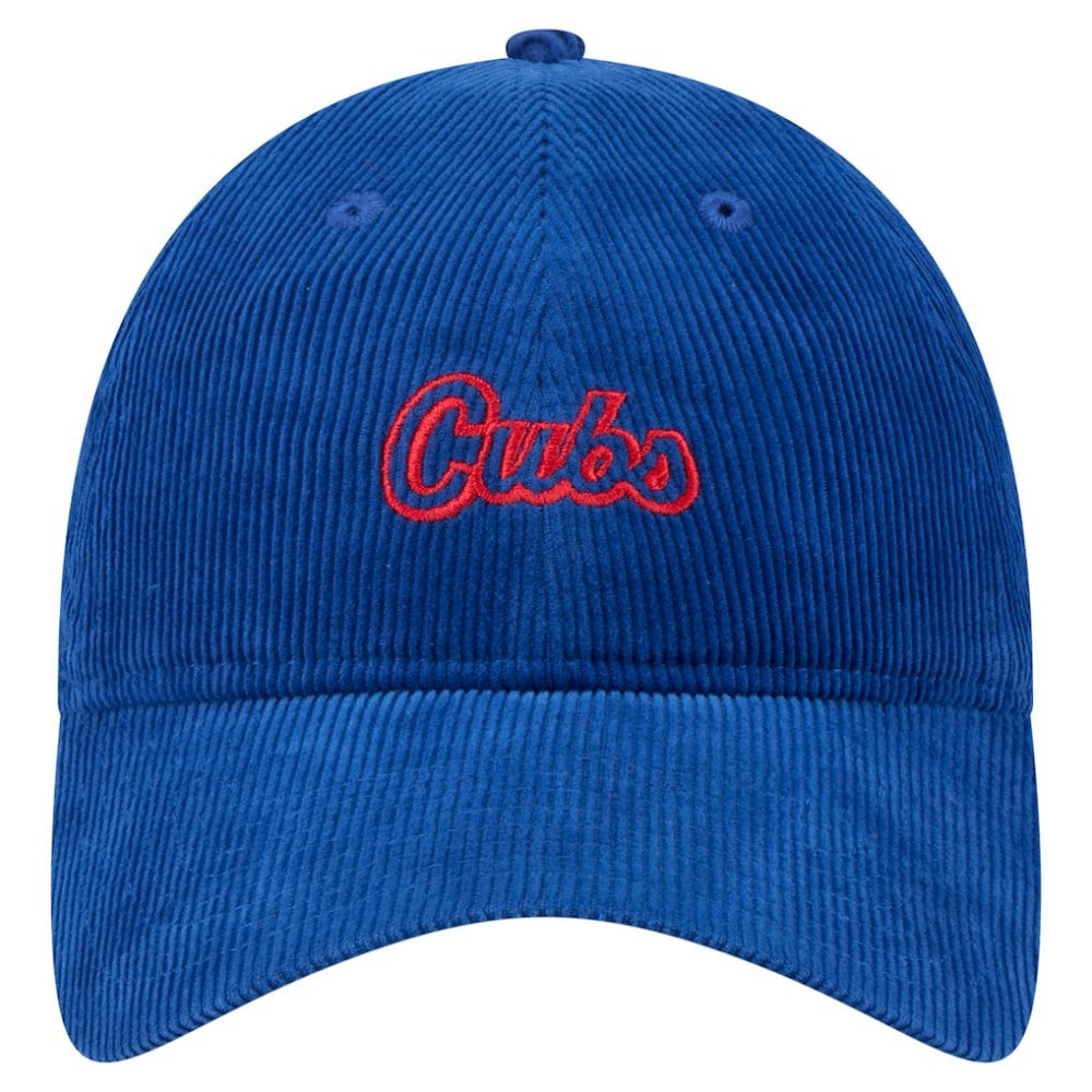 Chicago Cubs Women's Corduroy 9TWENTY Adjustable Hat Royal