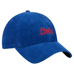 Chicago Cubs Women's Corduroy 9TWENTY Adjustable Hat Royal