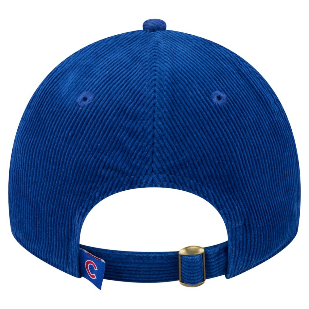 Chicago Cubs Women's Corduroy 9TWENTY Adjustable Hat Royal