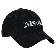 Chicago White Sox Women's Corduroy 9TWENTY Adjustable Hat Black