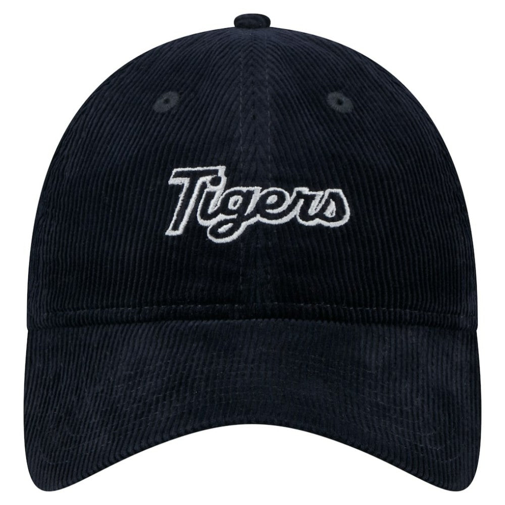 Detroit Tigers Women's Corduroy 9TWENTY Adjustable Hat Navy