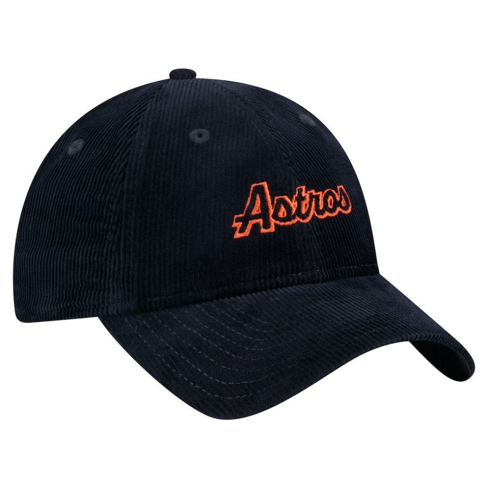 Houston Astros Women's Corduroy 9TWENTY Adjustable Hat Navy