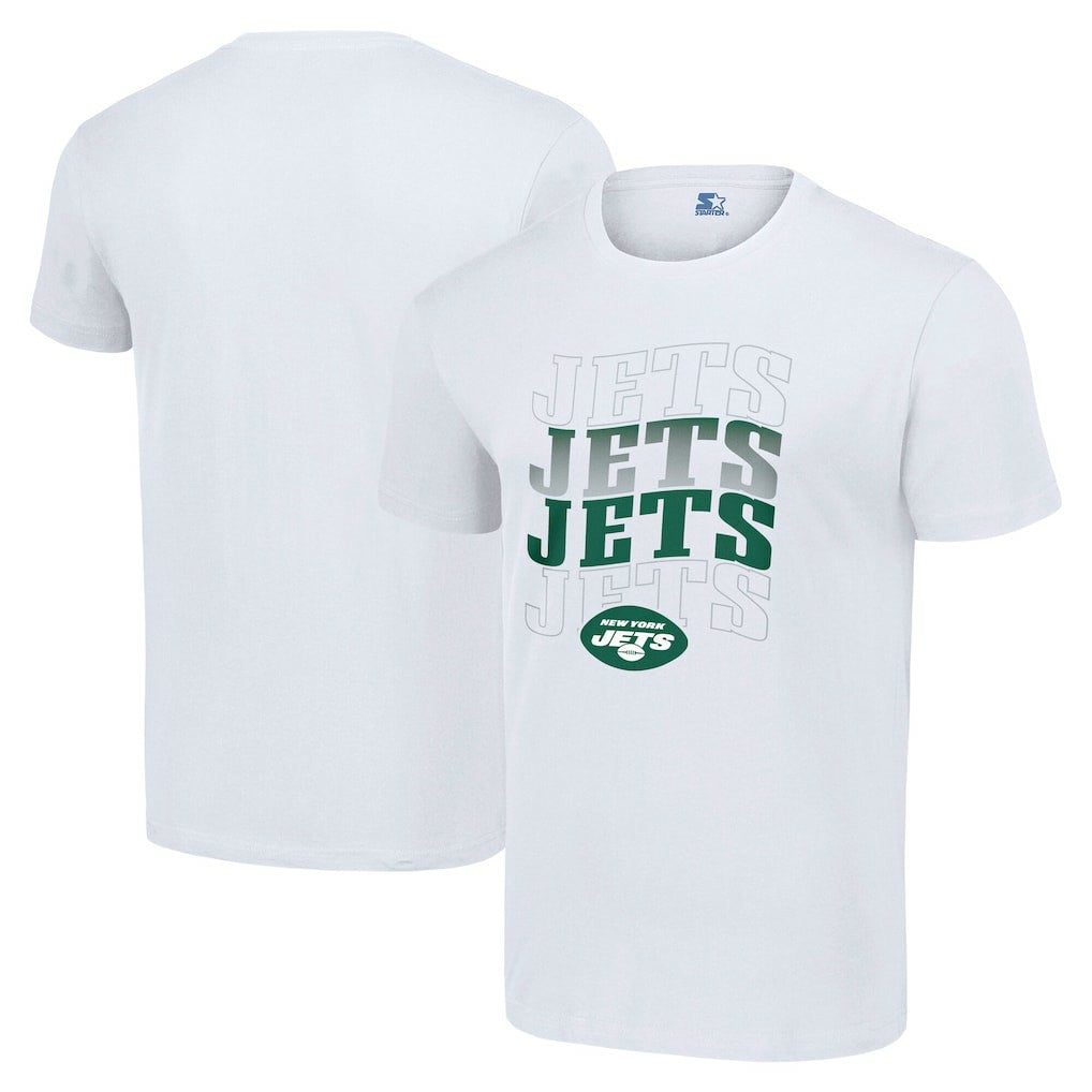 New York Jets Starter Four Name T-Shirt - White cheap