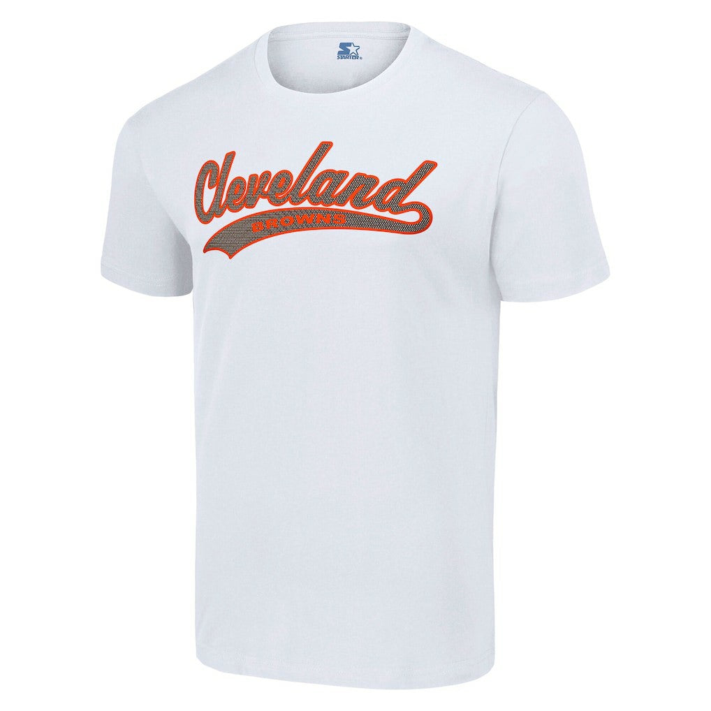 Cleveland Browns Starter City Tailsweep T-Shirt - White for sale