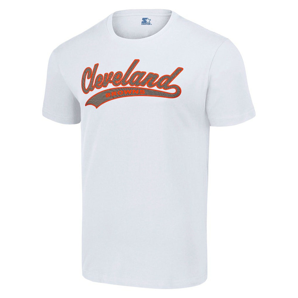 Cleveland Browns Starter City Tailsweep T-Shirt - White for sale