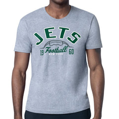 New York Jets Starter Half Ball Logo T-Shirt - Heather Gray for sale