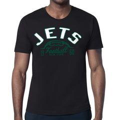 New York Jets Starter Half Ball Logo T-Shirt - Black on sale