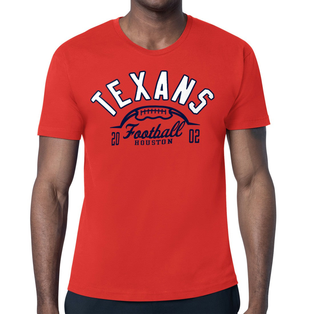 Houston Texans Starter Half Ball Logo T-Shirt - Red discount