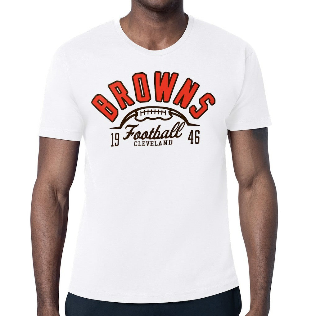 Cleveland Browns Starter Half Ball Logo T-Shirt - White outlet