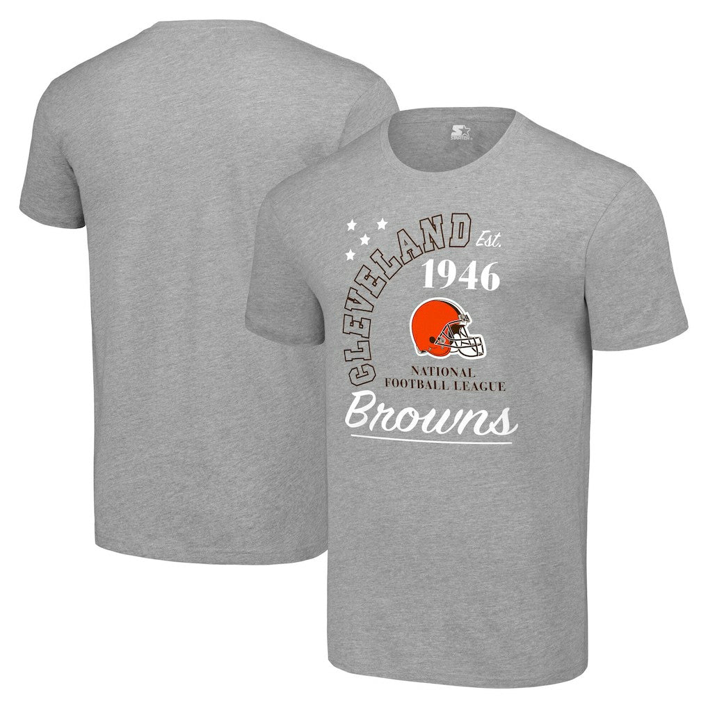 Cleveland Browns Starter Arch City T-Shirt - Heather Gray for sale