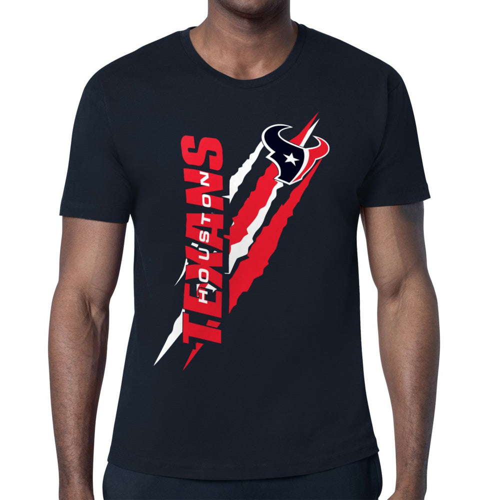 Houston Texans Starter Color Scratch T-Shirt - Navy outlet